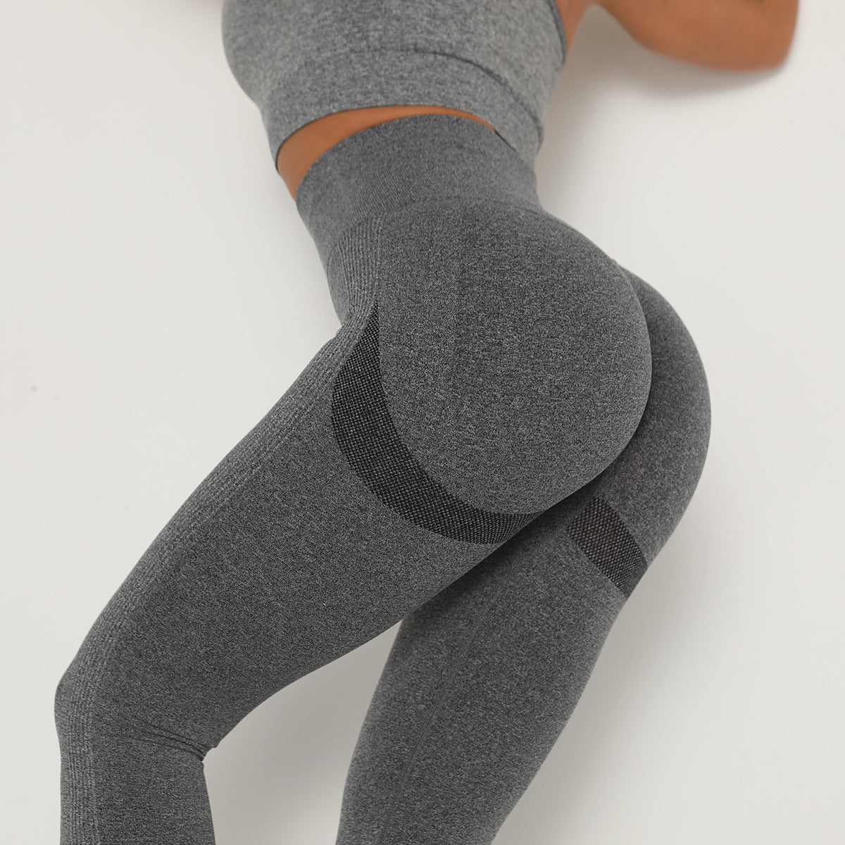 Seamless Scrunch Butt Yoga Leggings: High-Waisted Tummy Control Gym Tights & Breathable Peach Lifting Fitness Pants