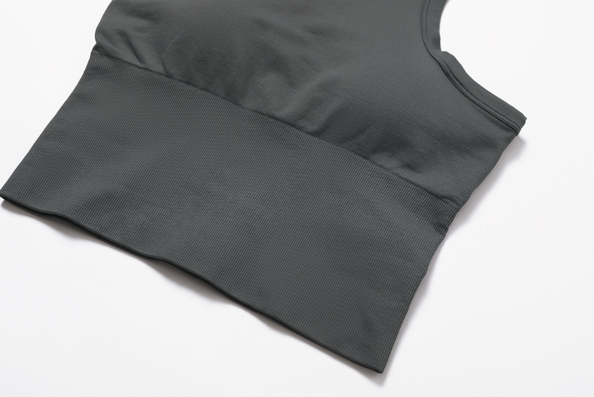 Seamless Racerback Yoga Tank Top: Built-in Bra & Tummy Control Performance Wear 3234