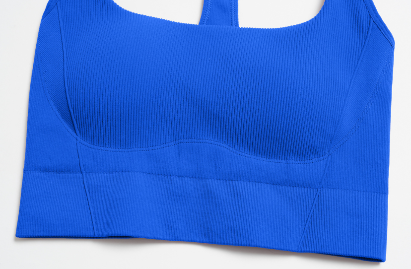 Shockproof Seamless Yoga Bra: Double-Strap Open-Back Quick-Dry Fitness Bra 4523