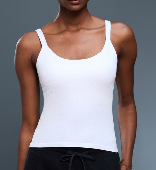 Débardeur de Yoga Sans Couture Extensible, Doux pour la Peau, avec Soutien-Gorge Intégré, Dos Nageur, Haut de Sport Polyvalent pour Femme, Idéal pour l'Été