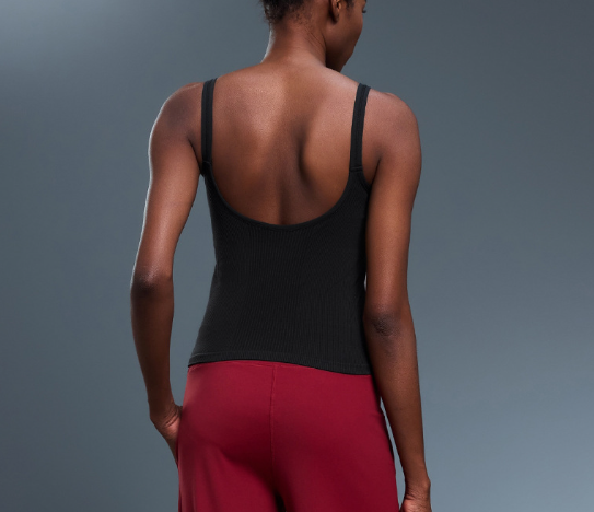 Débardeur de Yoga Sans Couture Extensible, Doux pour la Peau, avec Soutien-Gorge Intégré, Dos Nageur, Haut de Sport Polyvalent pour Femme, Idéal pour l'Été