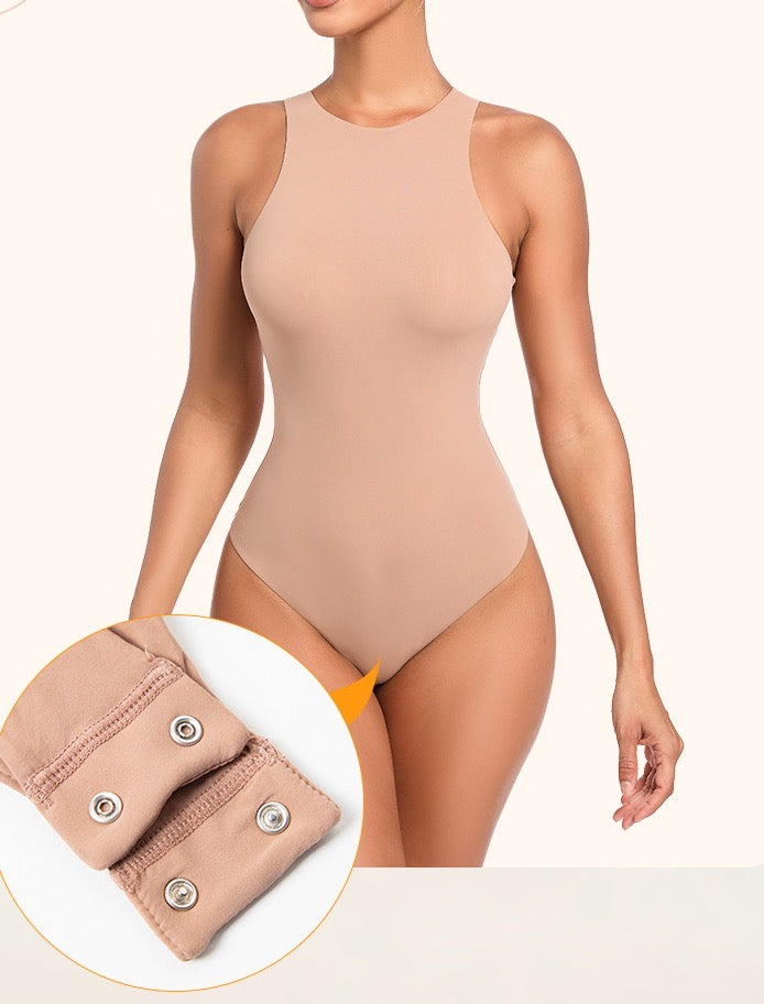 Combinaison sculptante sans coutures de qualité supérieure : Combinaison gainante sans manches et Gaine amincissante à haute compression pour le ventre