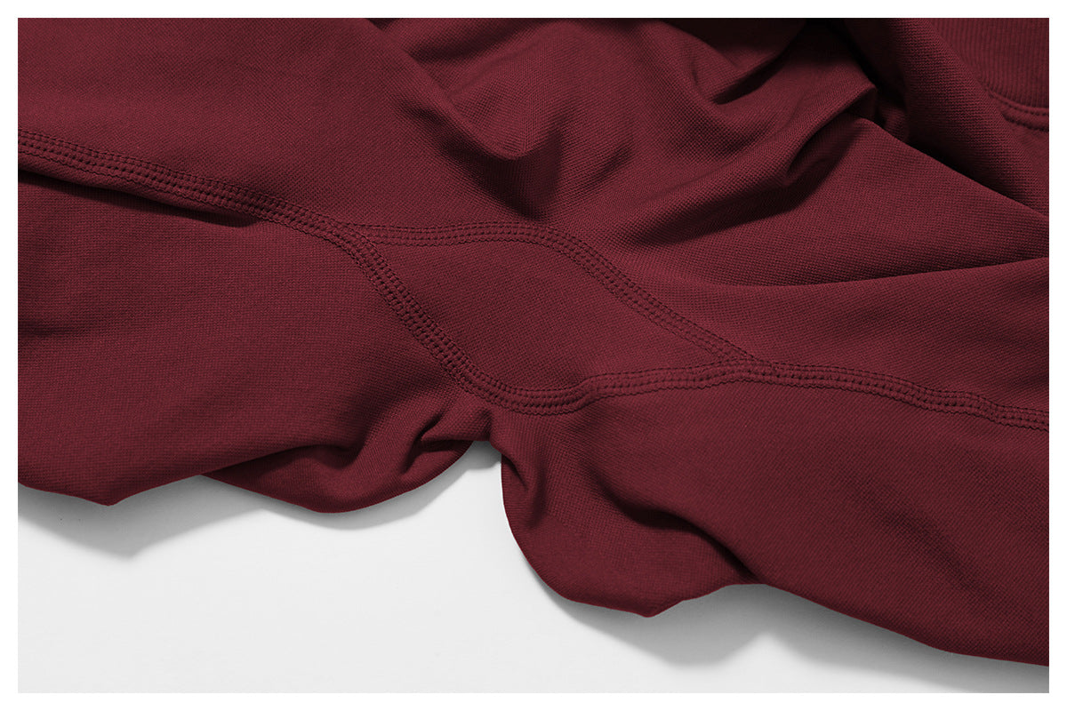 Ensemble de yoga quart de zip sans couture : vêtement de sport thermique ajusté à col montant pour la course à pied 3754