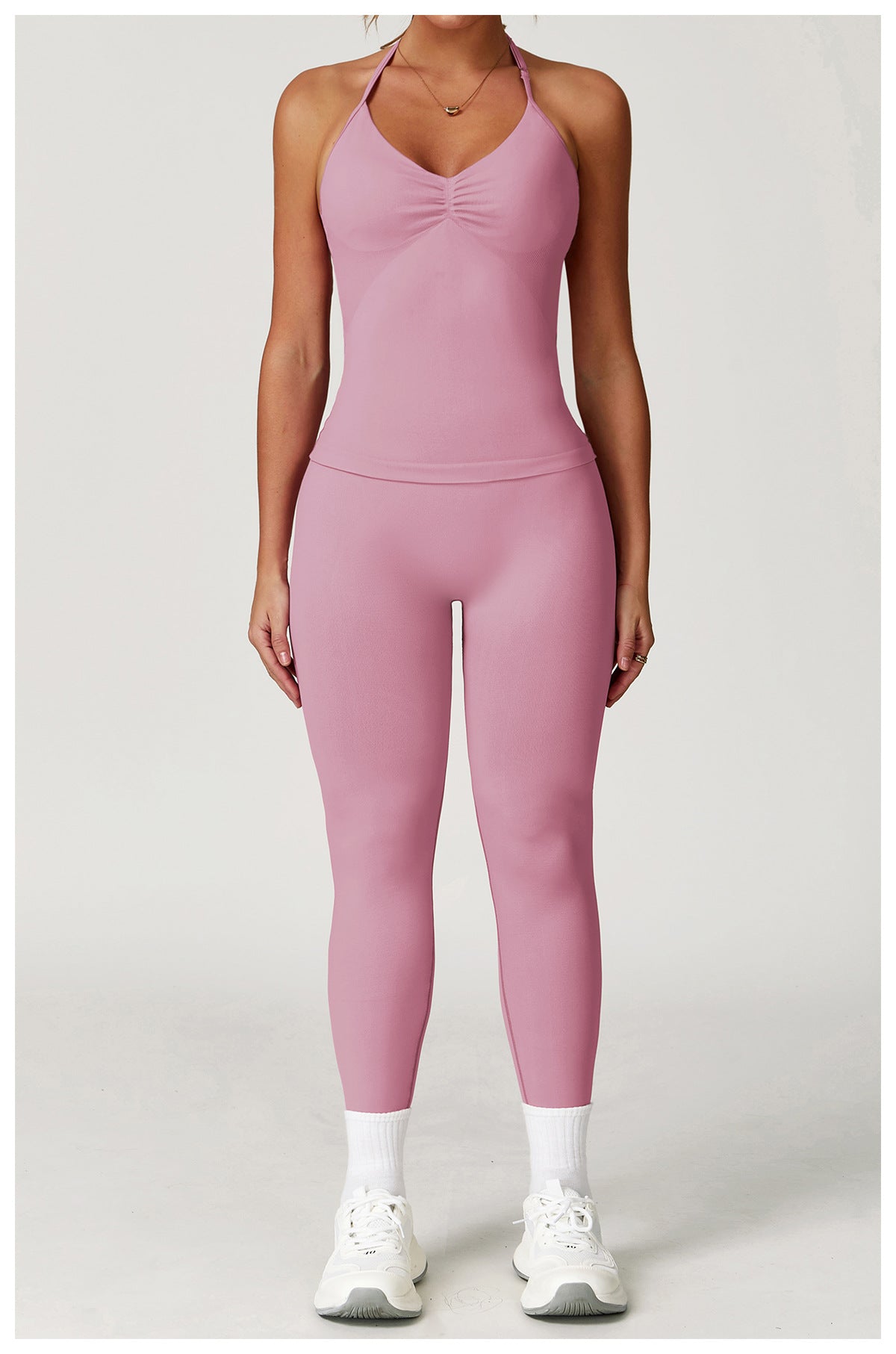Legging de yoga rehausseur de fessier sans couture : Vêtement de sport taille haute gainant pour la course et le fitness 4524 (copie)