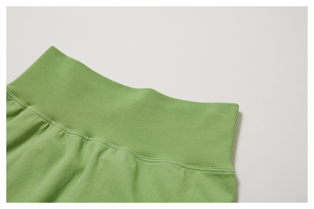 Seamless High-Waisted Yoga Shorts: Tummy-Control & Butt-Lifting Fitness Biker Shorts 4385