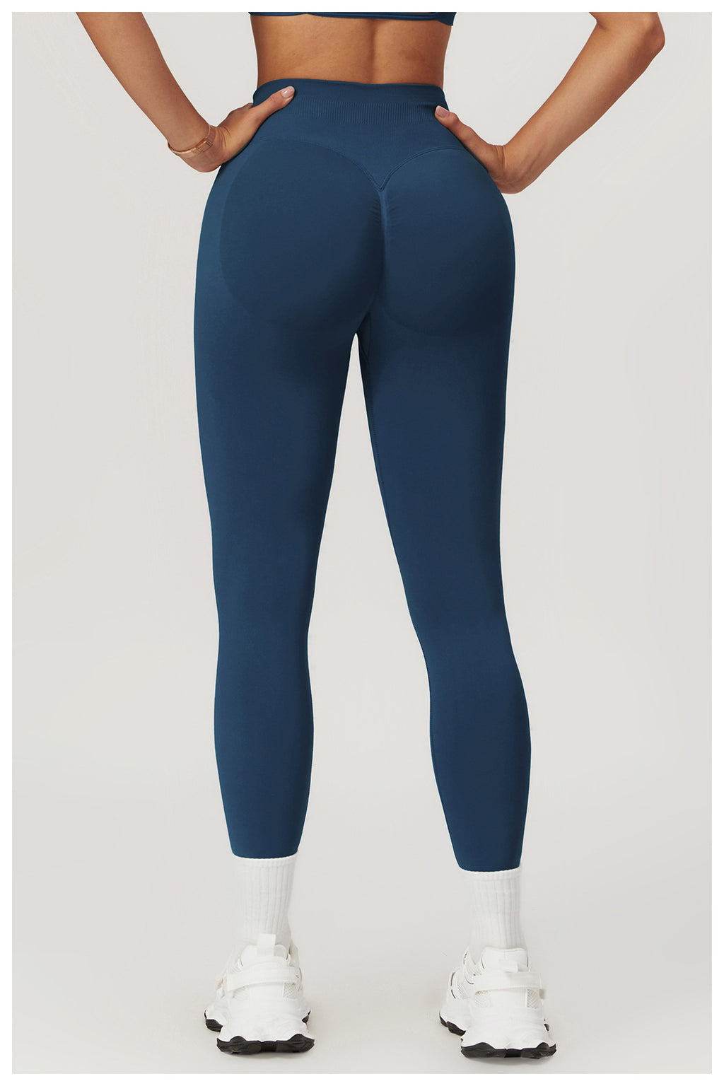 Legging de yoga rehausseur de fessier sans couture : Vêtement de sport taille haute gainant pour la course et le fitness 4524 (copie)