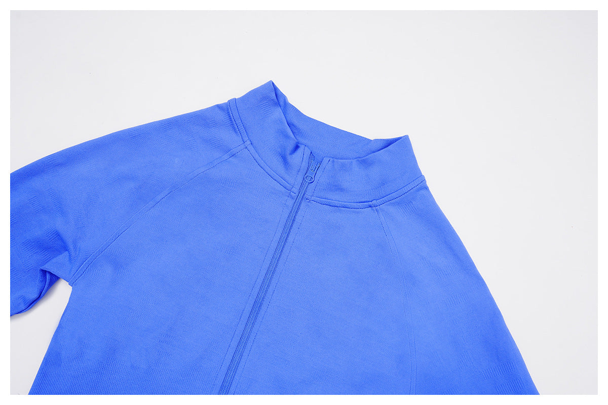 Premium Seamless Yoga Set: Slim-Fit Quick-Dry Activewear for Outdoor Leisure & Fitness 4835
