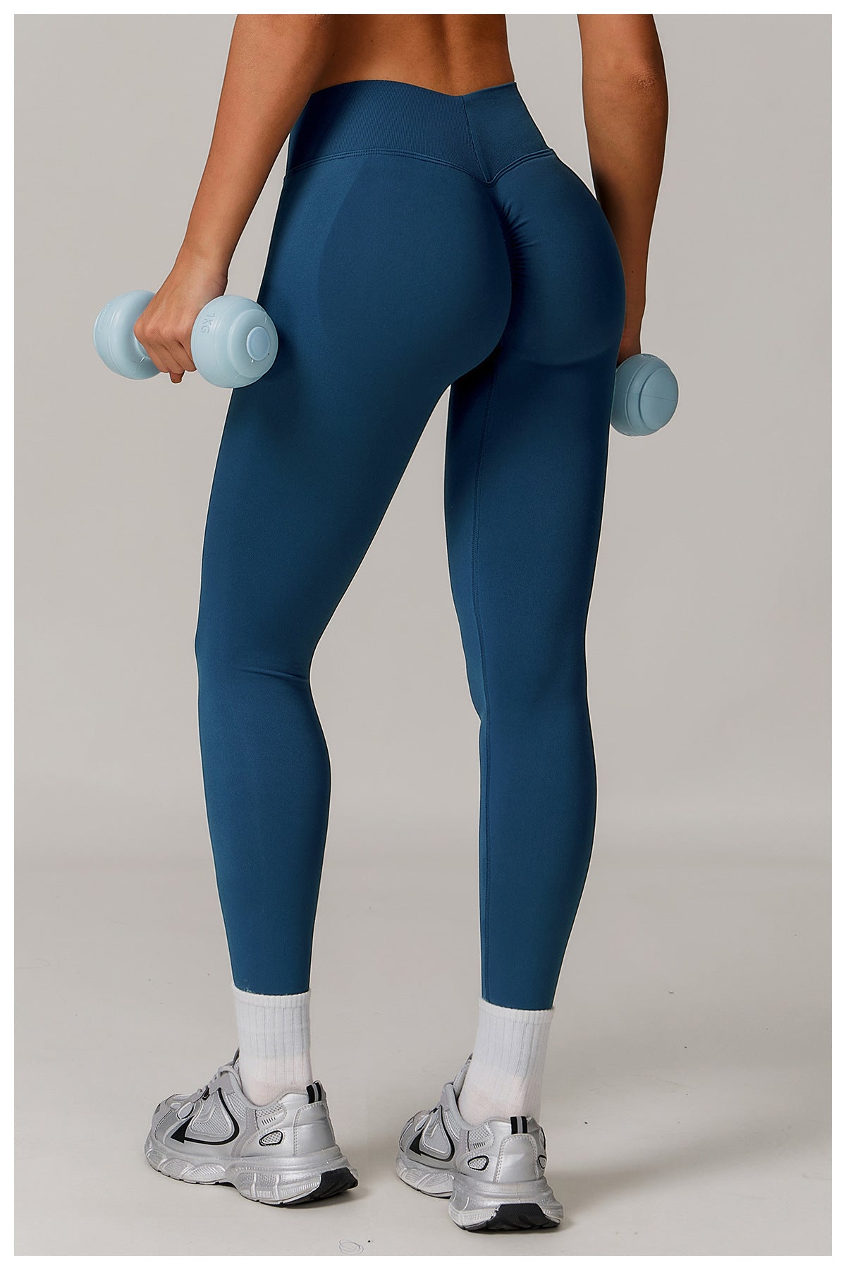 Legging de yoga sans couture taille haute en V : Push-up & Coupe ajustée, Séchage rapide, Vêtement de sport pour la course à pied 4426 (copie)