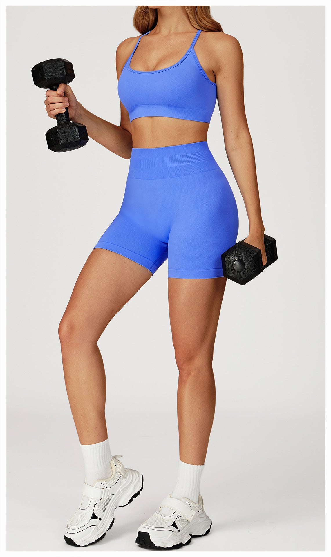 Ensemble de yoga sans coutures de qualité supérieure : Tenue de sport ajustée à séchage rapide pour les loisirs en plein air et le fitness 4835