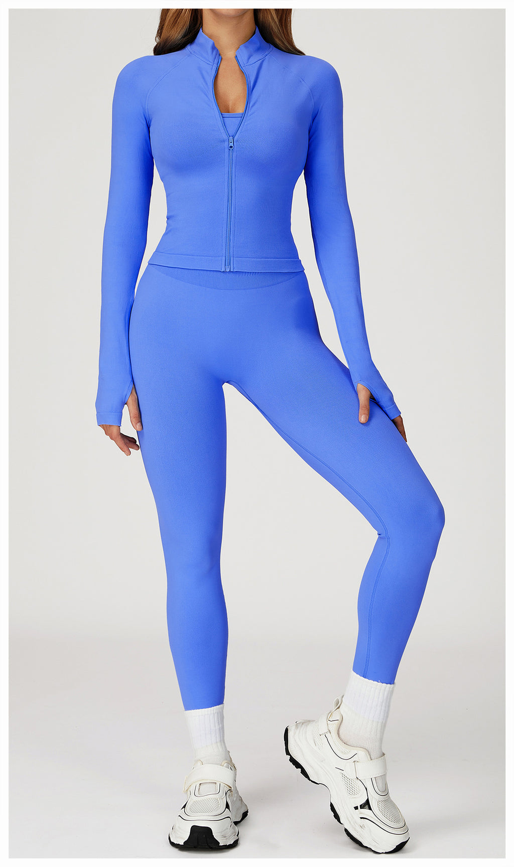 Premium Seamless Yoga Set: Slim-Fit Quick-Dry Activewear for Outdoor Leisure & Fitness 4835