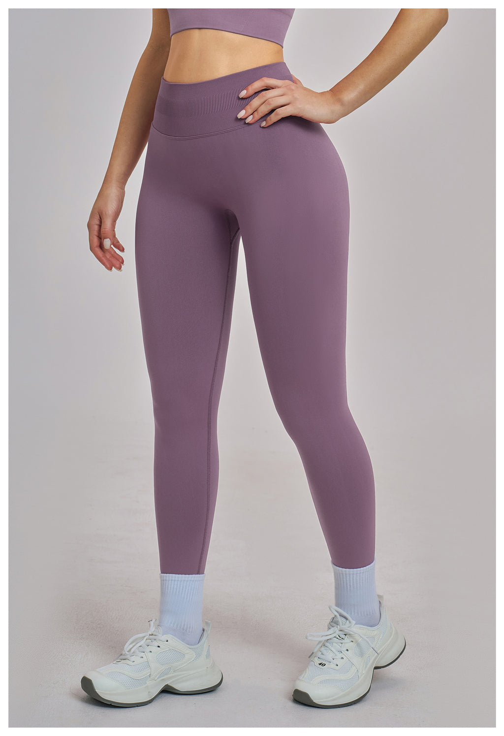 Legging de yoga rehausseur de fessier sans couture : Vêtement de sport taille haute gainant pour la course et le fitness 4524 (copie)
