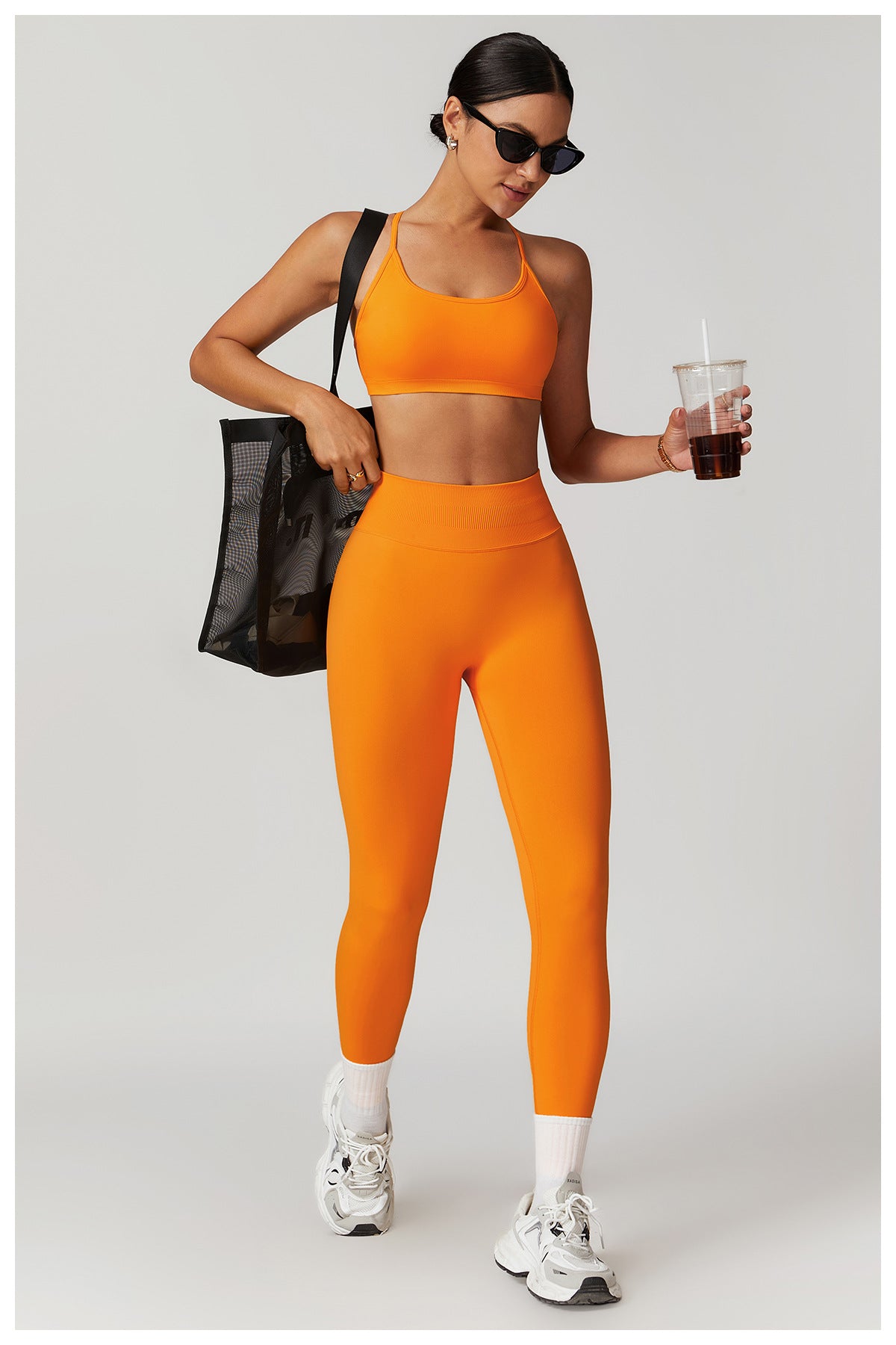 Legging de yoga rehausseur de fessier sans couture : Vêtement de sport taille haute gainant pour la course et le fitness 4524 (copie)