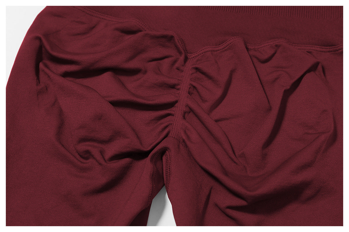 Ensemble de yoga quart de zip sans couture : vêtement de sport thermique ajusté à col montant pour la course à pied 3754