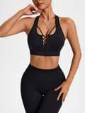 Débardeur de sport sans dos pour femmes, caraco de yoga, fitness, dos nageur, galbant, anti-frottement (Meilleure vente Amazon)