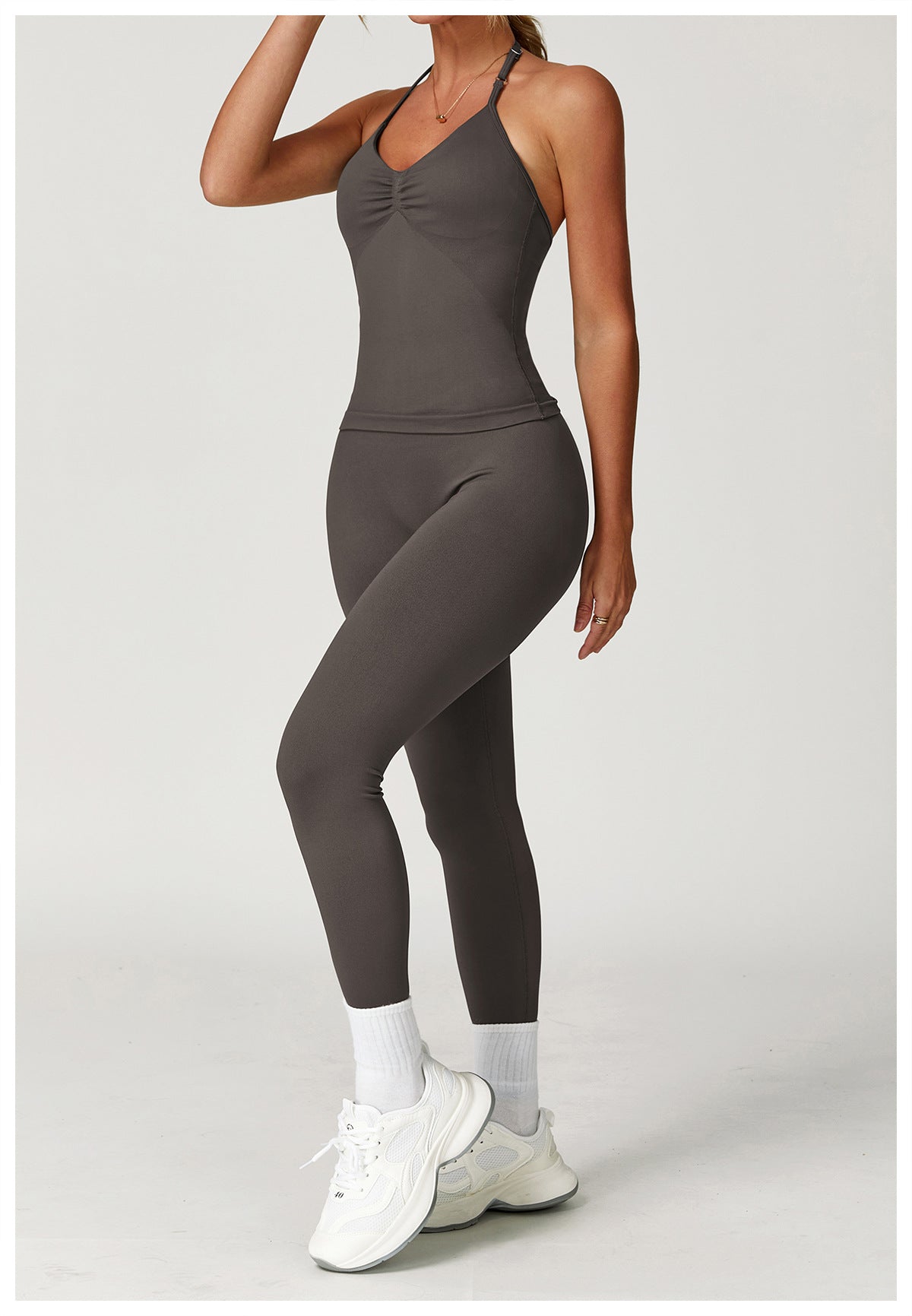Legging de yoga rehausseur de fessier sans couture : Vêtement de sport taille haute gainant pour la course et le fitness 4524 (copie)