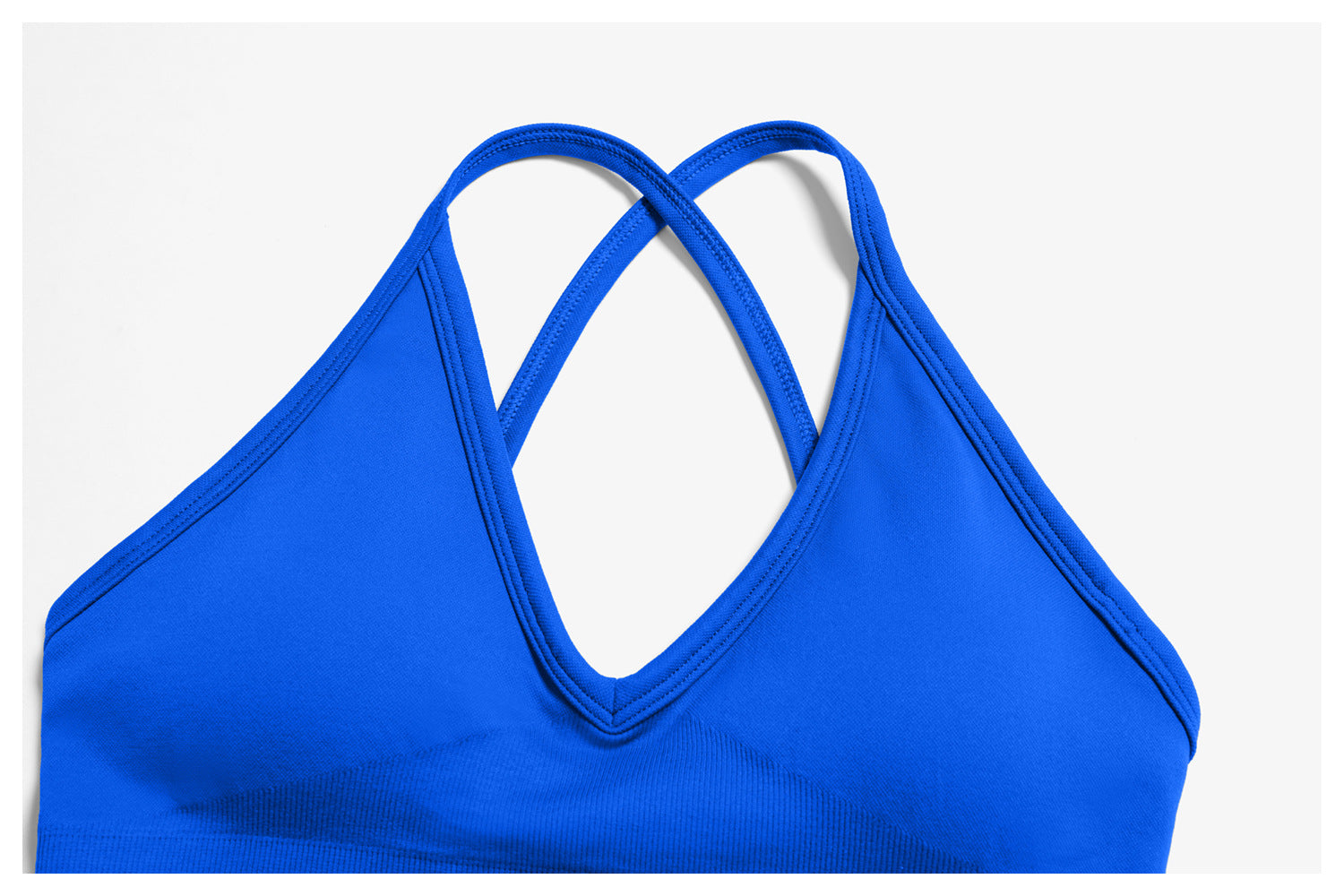 Seamless Criss-Cross Yoga Set: High-Stretch Slim-Fit Activewear & Performance Suite 4486