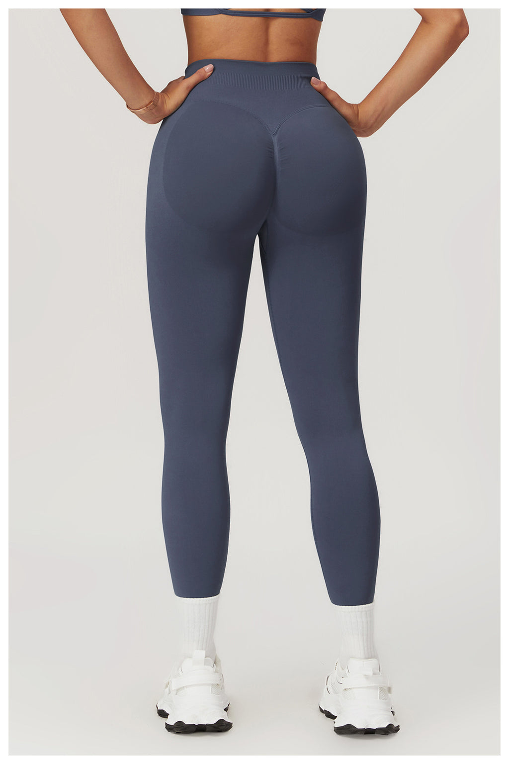 Legging de yoga rehausseur de fessier sans couture : Vêtement de sport taille haute gainant pour la course et le fitness 4524 (copie)