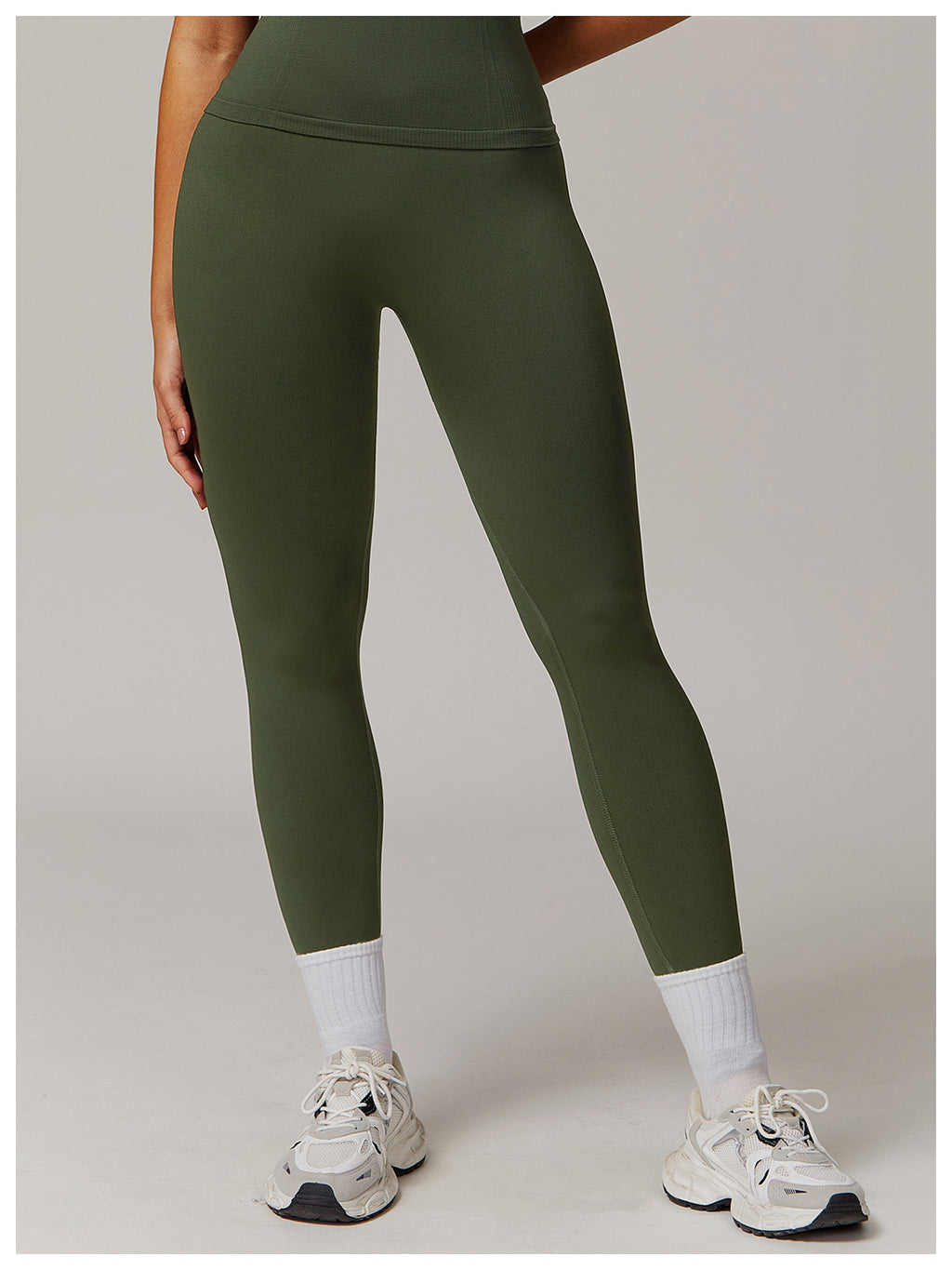 Legging de yoga rehausseur de fessier sans couture : Vêtement de sport taille haute gainant pour la course et le fitness 4524 (copie)
