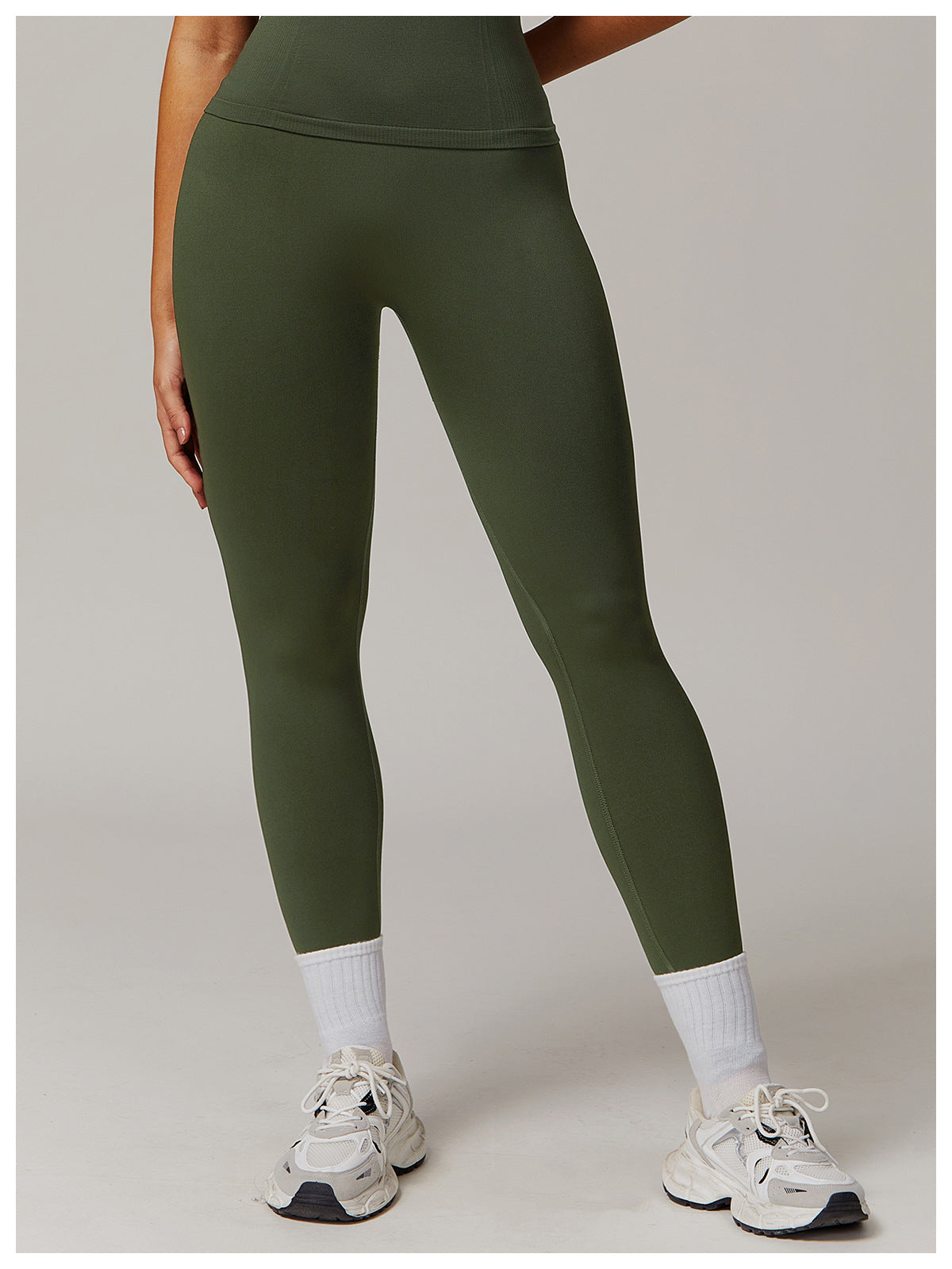 Legging de yoga rehausseur de fessier sans couture : Vêtement de sport taille haute gainant pour la course et le fitness 4524 (copie)