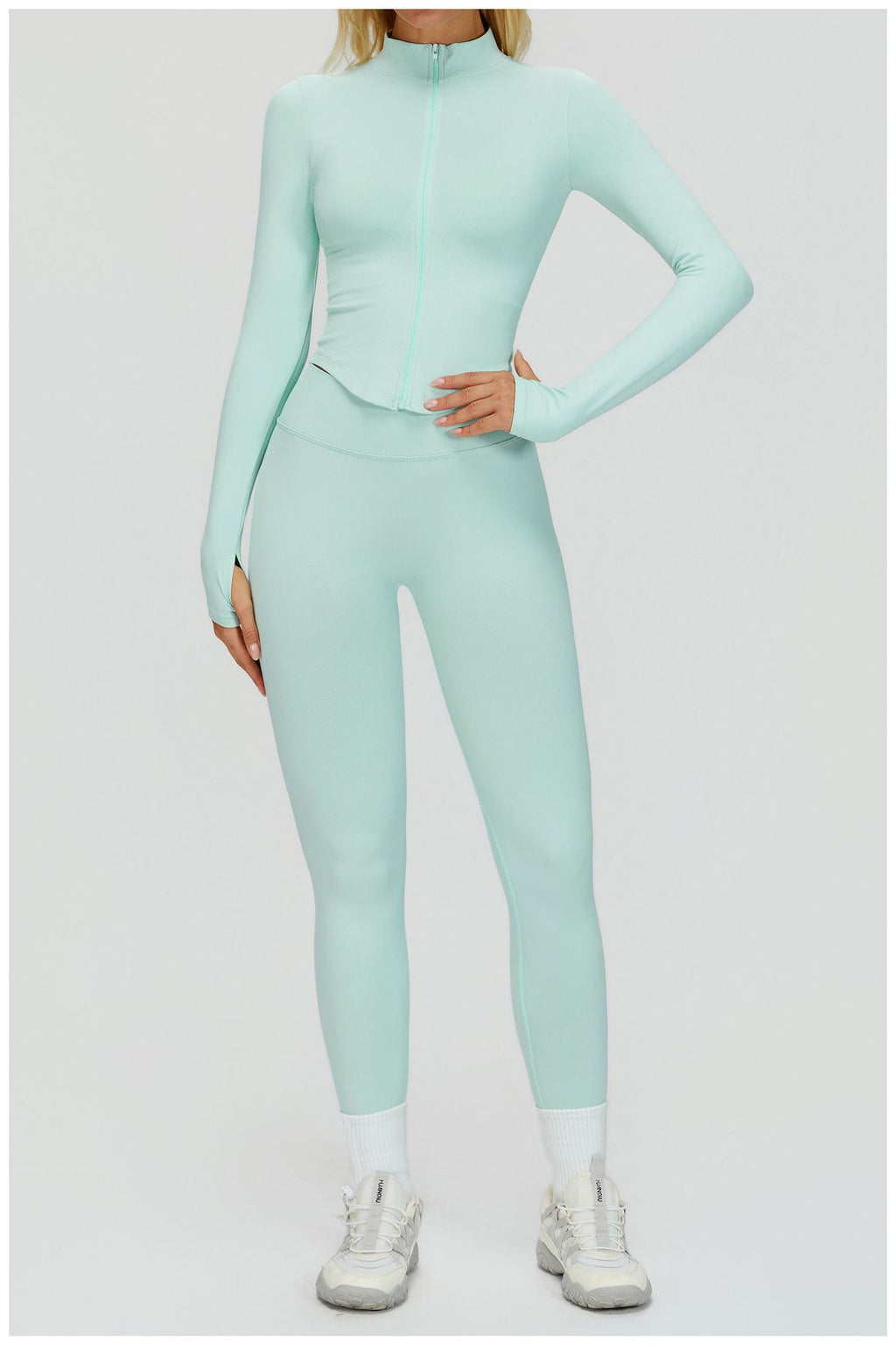 Ensemble de Yoga 3 Pièces Sans Couture : Vêtements de Sport Amincissants Taille Haute & Tenue de Fitness Séchage Rapide 5412