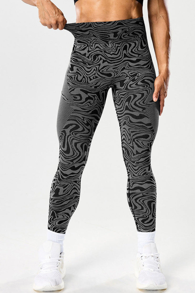 Leggings de yoga sans couture respirants taille haute pour femmes, pantalon de sport gainant et push-up pour la course à pied et l'entraînement