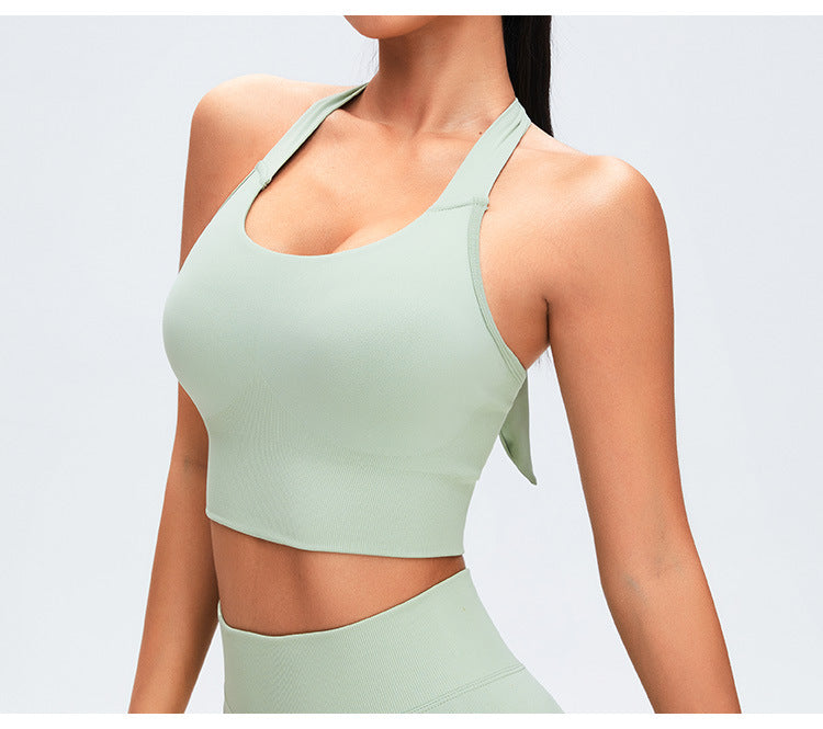 Seamless Peach-Lift Yoga Set: Slim-Fit Scrunch Butt Leggings & Running Workout Activewear