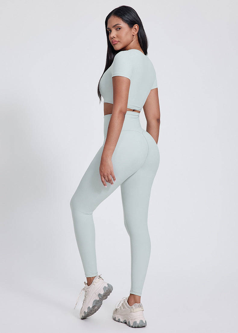 Débardeur de Yoga Sans Couture Nude-Feel : Soutien-Gorge Sport Rembourré et Débardeur de Course Ajusté pour Femme