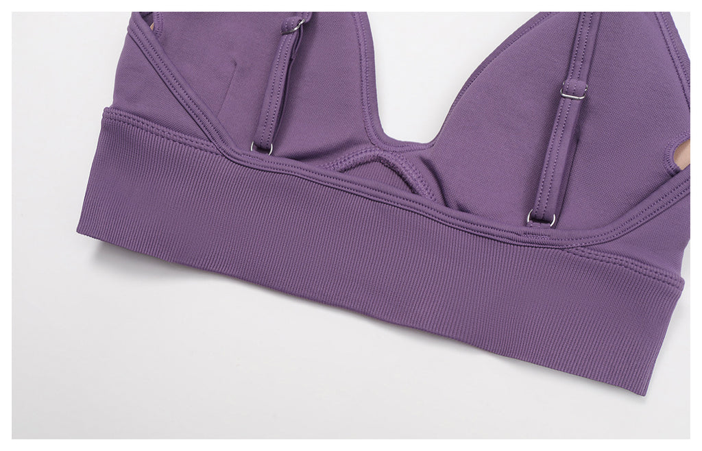 Ensemble de Yoga 3 Pièces Sans Couture : Vêtements de Sport Amincissants Taille Haute & Tenue de Fitness Séchage Rapide 5412