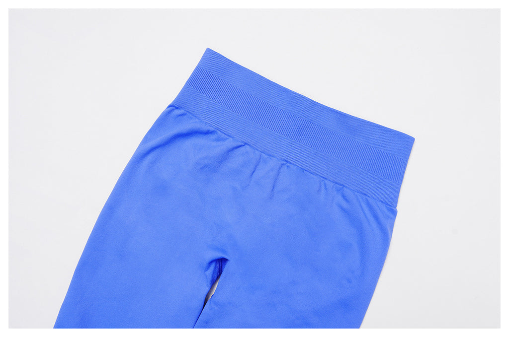 Legging de yoga taille haute sans couture : Vêtement de sport galbant et gainant pour la course en extérieur 2553