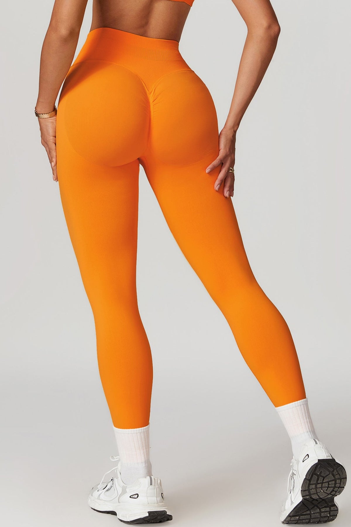 Legging de yoga rehausseur de fessier sans couture : Vêtement de sport taille haute gainant pour la course et le fitness 4524 (copie)