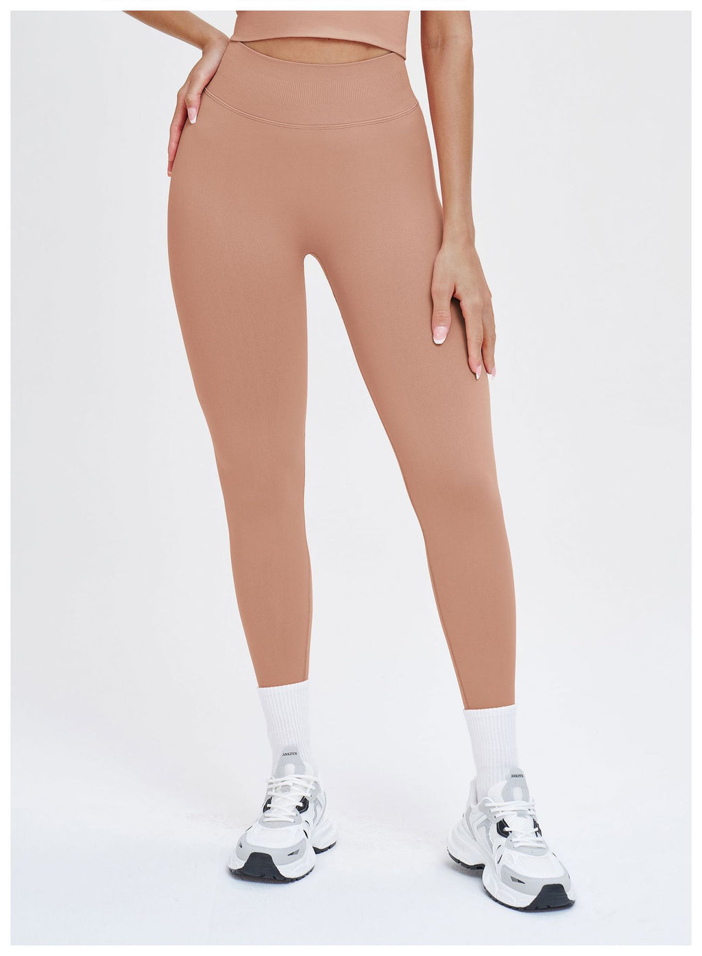 Legging de yoga rehausseur de fessier sans couture : Vêtement de sport taille haute gainant pour la course et le fitness 4524 (copie)