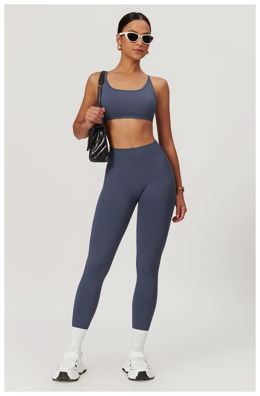 Legging de yoga rehausseur de fessier sans couture : Vêtement de sport taille haute gainant pour la course et le fitness 4524 (copie)