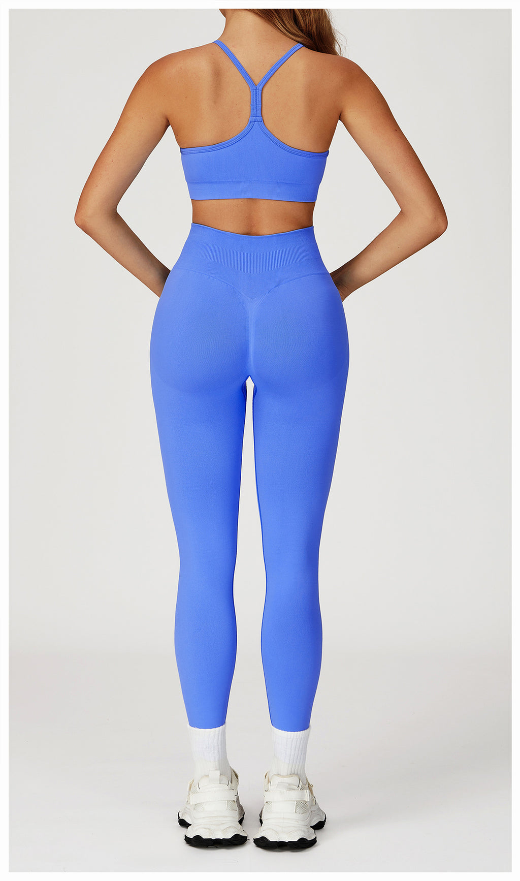 Premium Seamless Yoga Set: Slim-Fit Quick-Dry Activewear for Outdoor Leisure & Fitness 4835