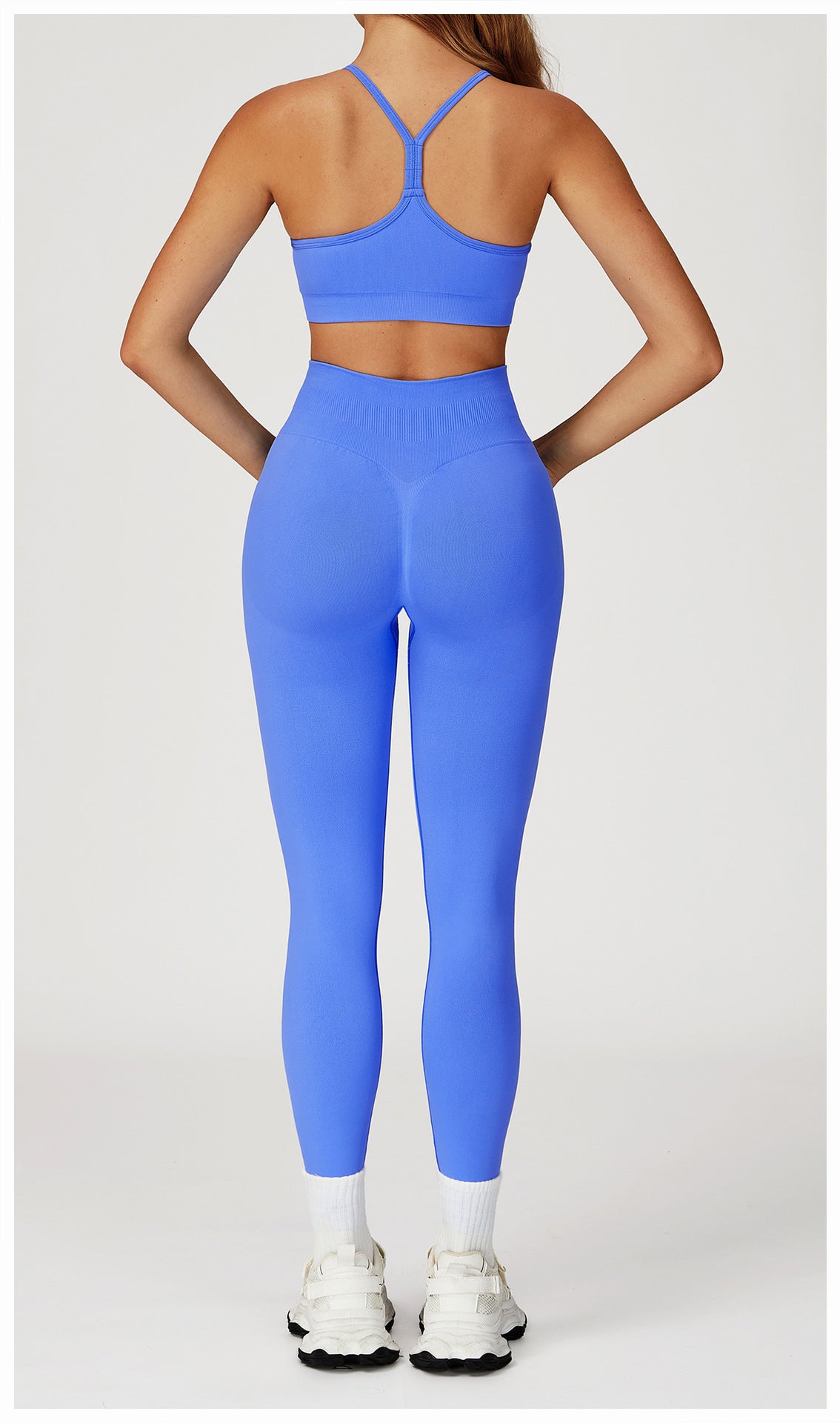 Premium Seamless Yoga Set: Slim-Fit Quick-Dry Activewear for Outdoor Leisure & Fitness 4835