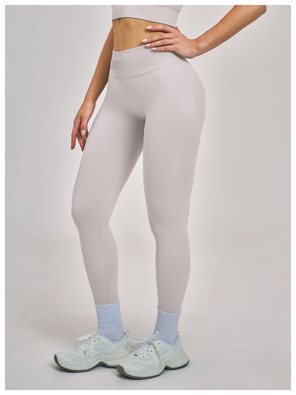 Legging de yoga rehausseur de fessier sans couture : Vêtement de sport taille haute gainant pour la course et le fitness 4524 (copie)
