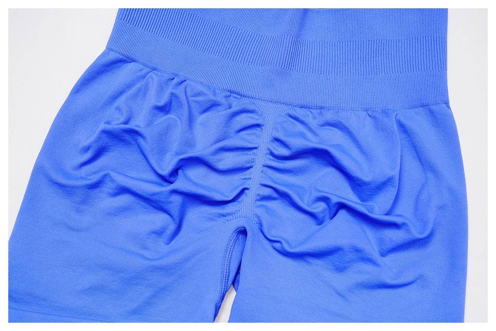 Premium Seamless Yoga Set: Slim-Fit Quick-Dry Activewear for Outdoor Leisure & Fitness 4835