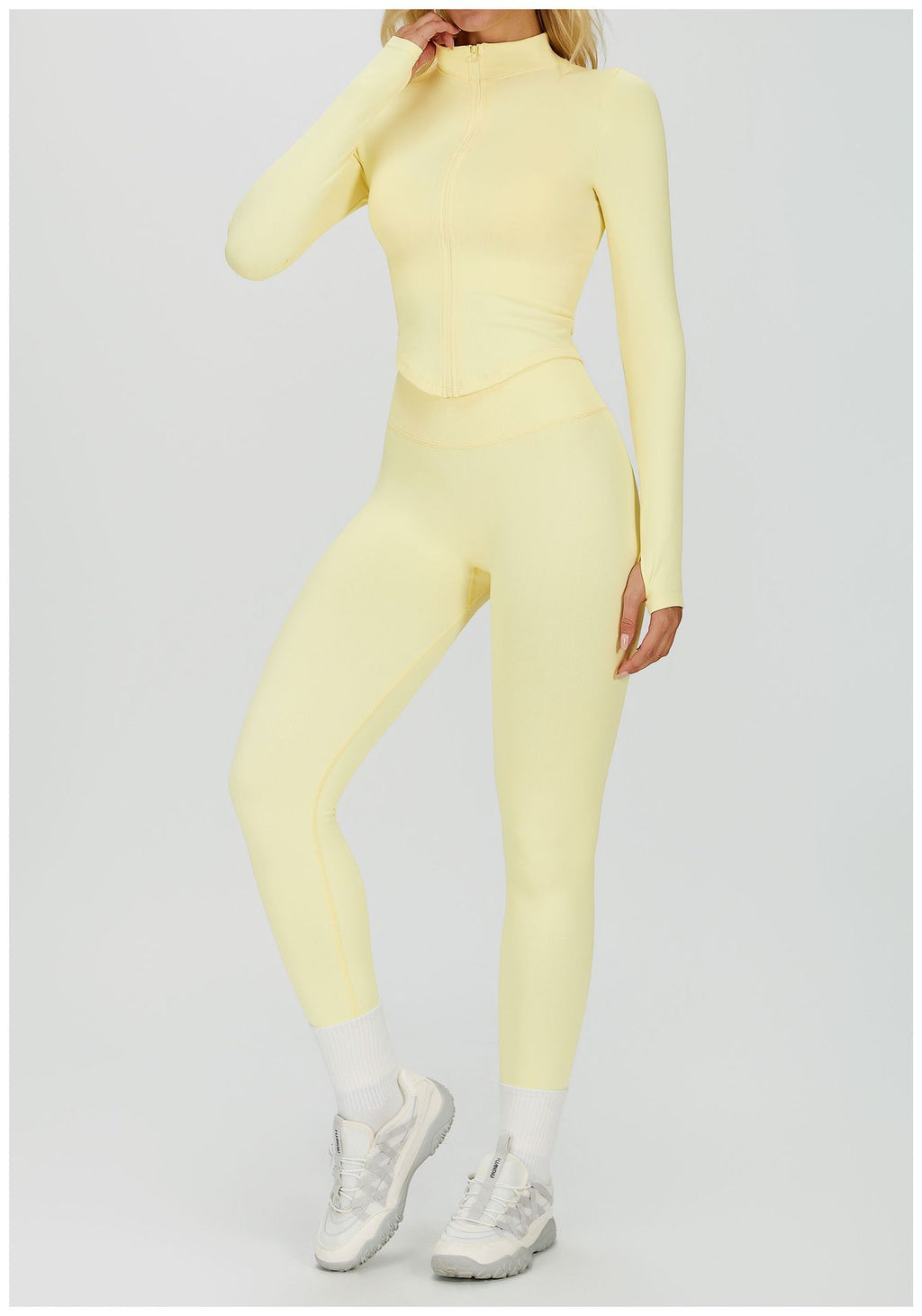 Ensemble de Yoga 3 Pièces Sans Couture : Vêtements de Sport Amincissants Taille Haute & Tenue de Fitness Séchage Rapide 5412