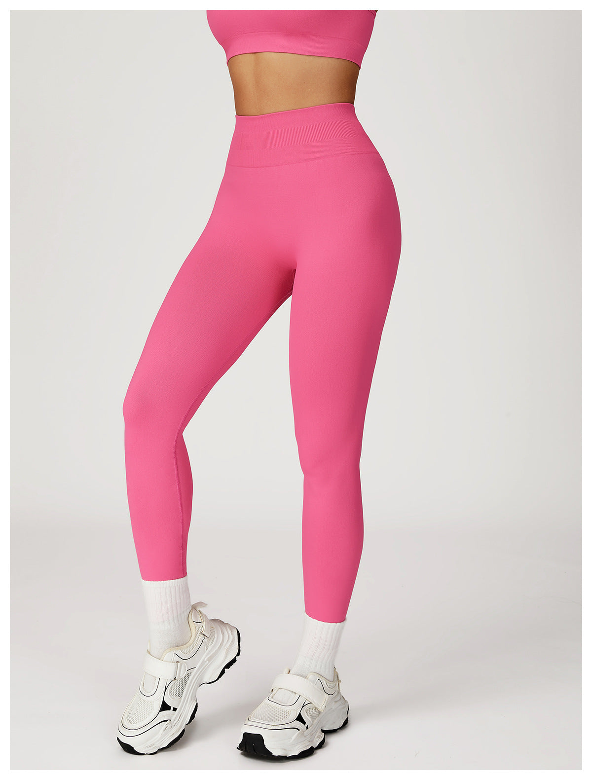 Legging de yoga sans couture taille haute : vêtement de sport galbant et gainant pour la course en extérieur 2553 (copie)