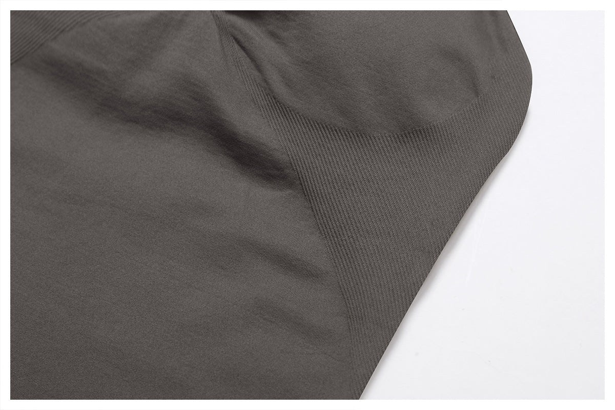 Ensemble de yoga dos nu sans coutures : Tenue de sport froncée moulante & Ensemble de fitness gainant 4552
