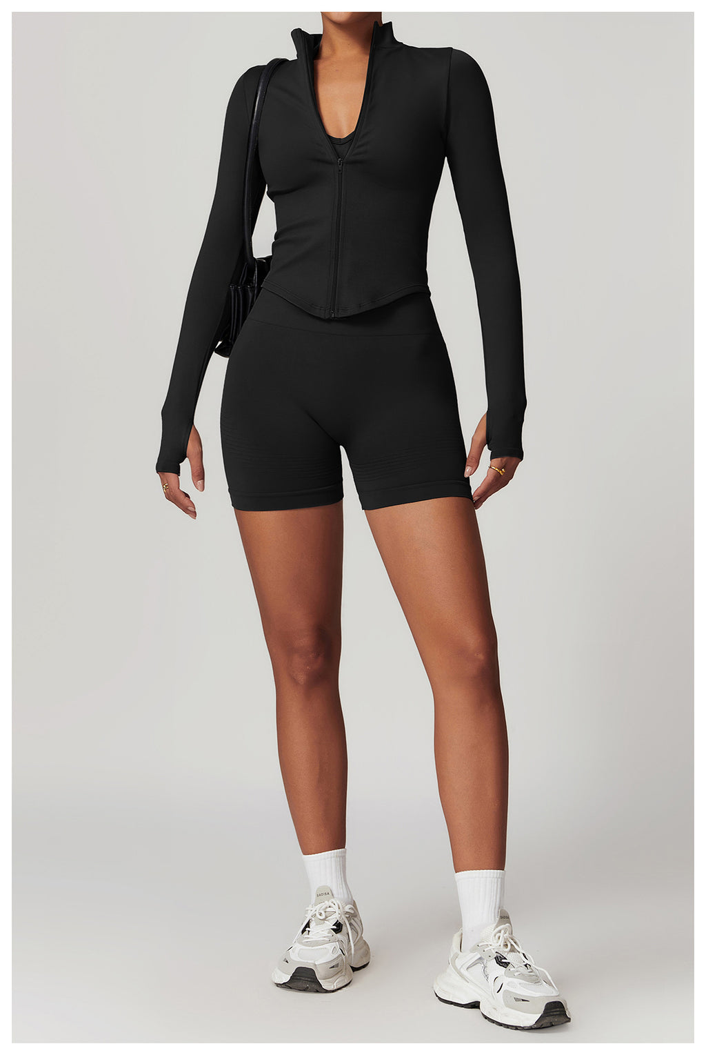 Ensemble de yoga côtelé sans couture à dos nageur : Ensemble de vêtements de sport gainant et rehausseur de fessier 5479