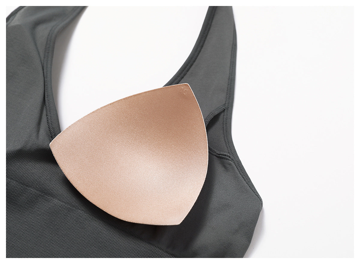 Ensemble de yoga côtelé sans couture à dos nageur : Ensemble de vêtements de sport gainant et rehausseur de fessier 5479