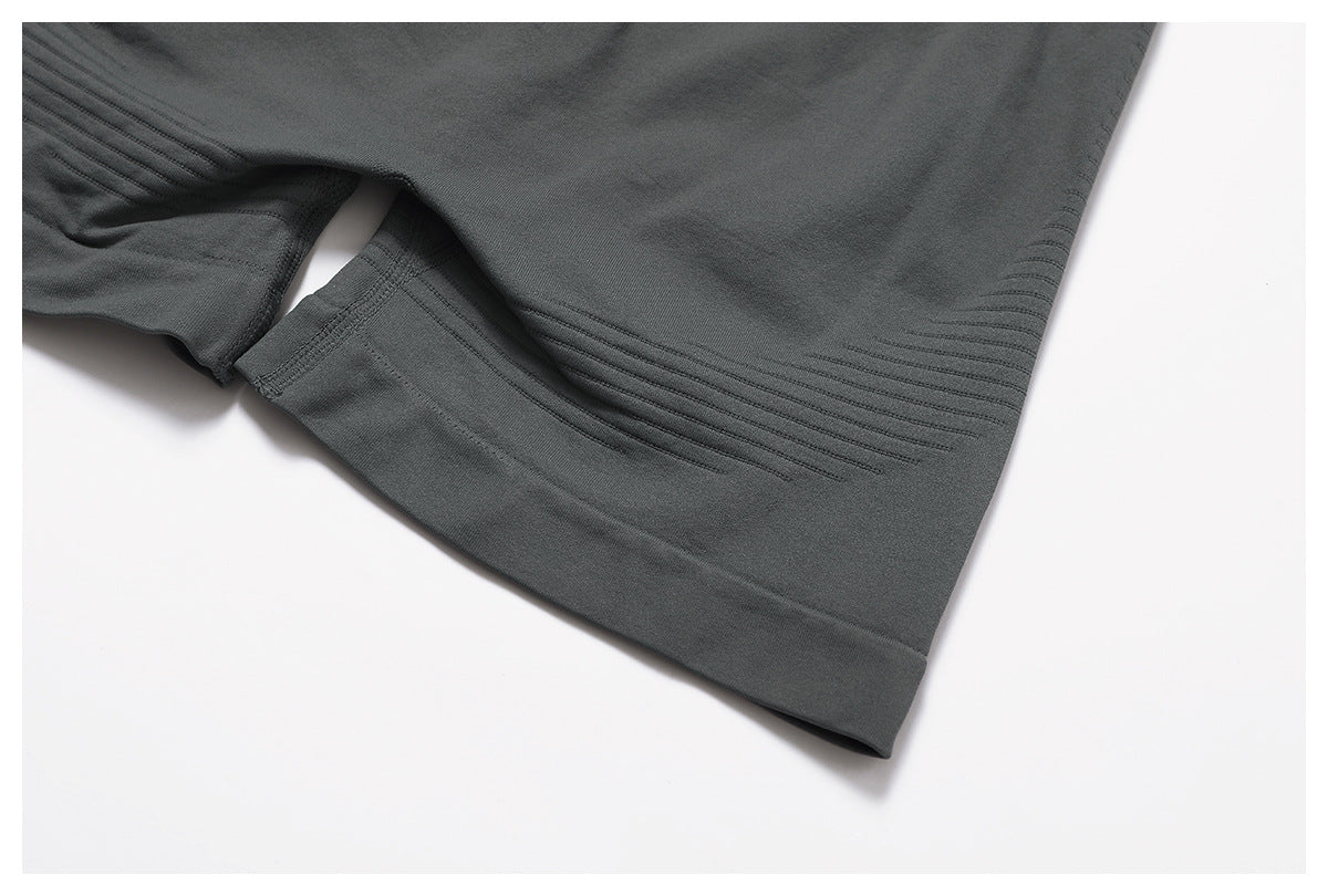 Ensemble de yoga côtelé sans couture à dos nageur : Ensemble de vêtements de sport gainant et rehausseur de fessier 5479