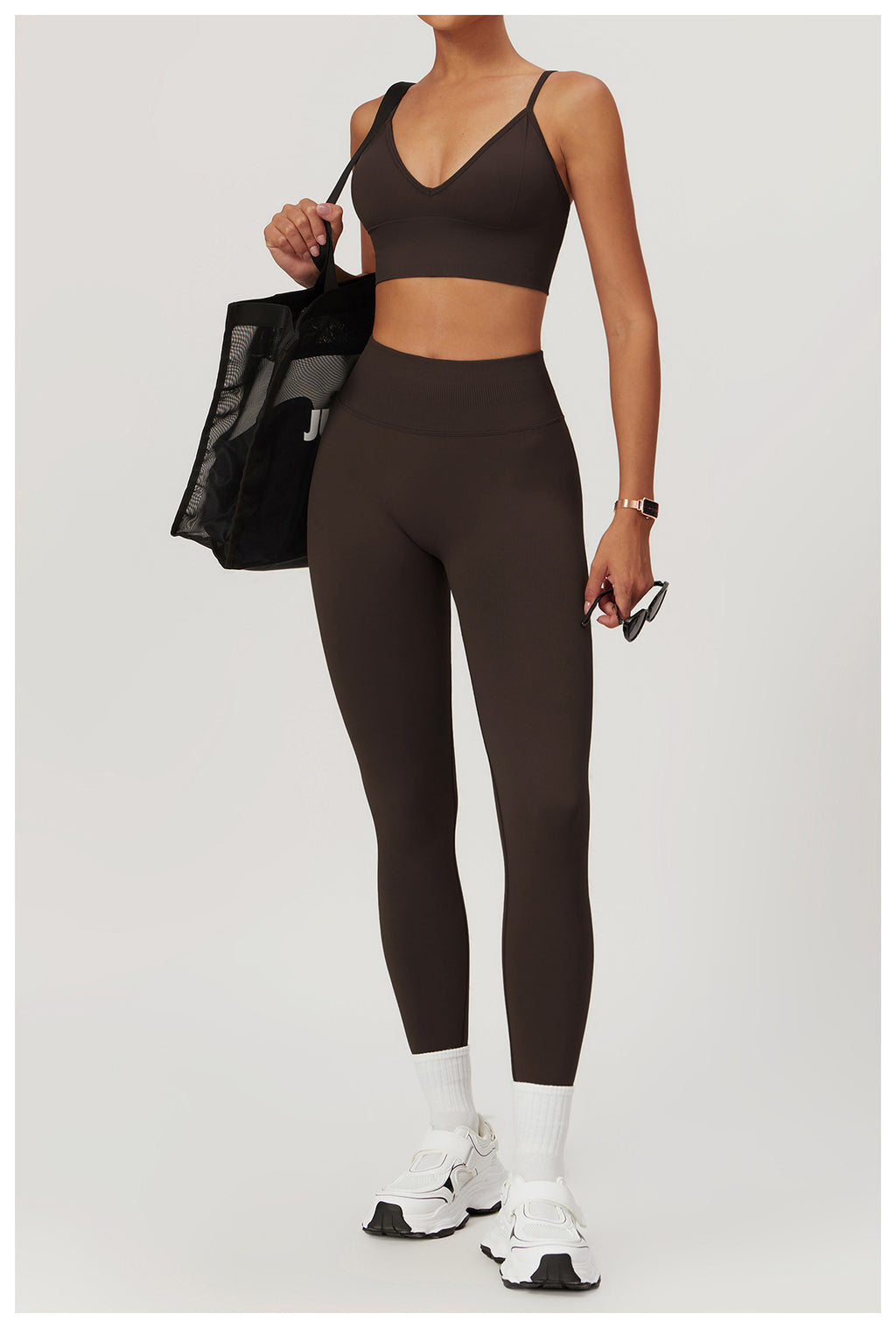 Legging de yoga rehausseur de fessier sans couture : Vêtement de sport taille haute gainant pour la course et le fitness 4524 (copie)