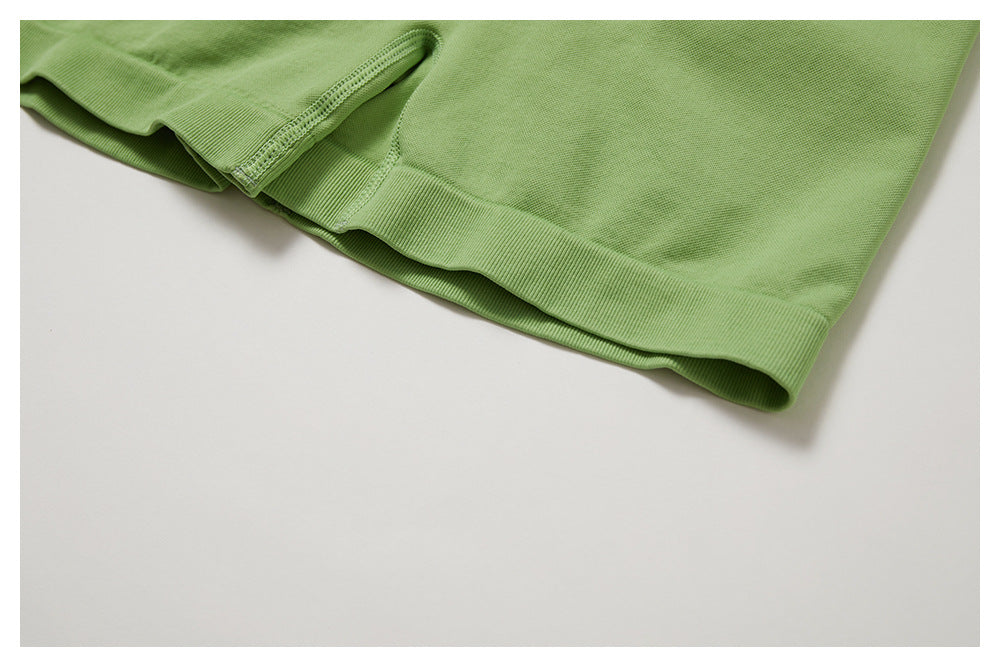 Seamless High-Waisted Yoga Shorts: Tummy-Control & Butt-Lifting Fitness Biker Shorts 4385